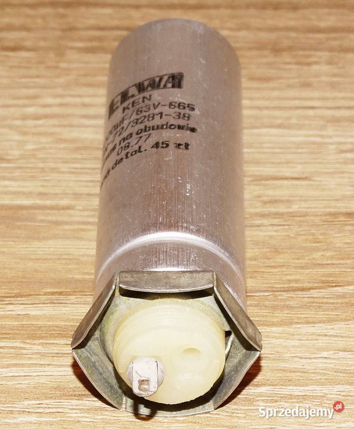 Kondensator elektrolityczny 1000 uF 63 V KEN 665 Gliwice
