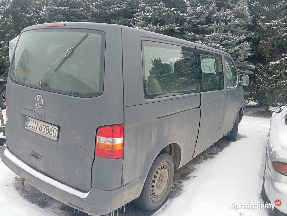 VW transporter T5 25tdi bez silnika opłaty Radziejów sprzedam