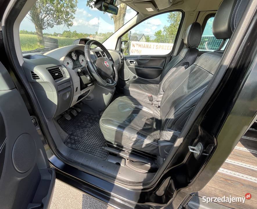 Fiat Scudo Long 2011 9 osobowy 165 Skóra Klima komputer pokładowy Poddębice sprzedam