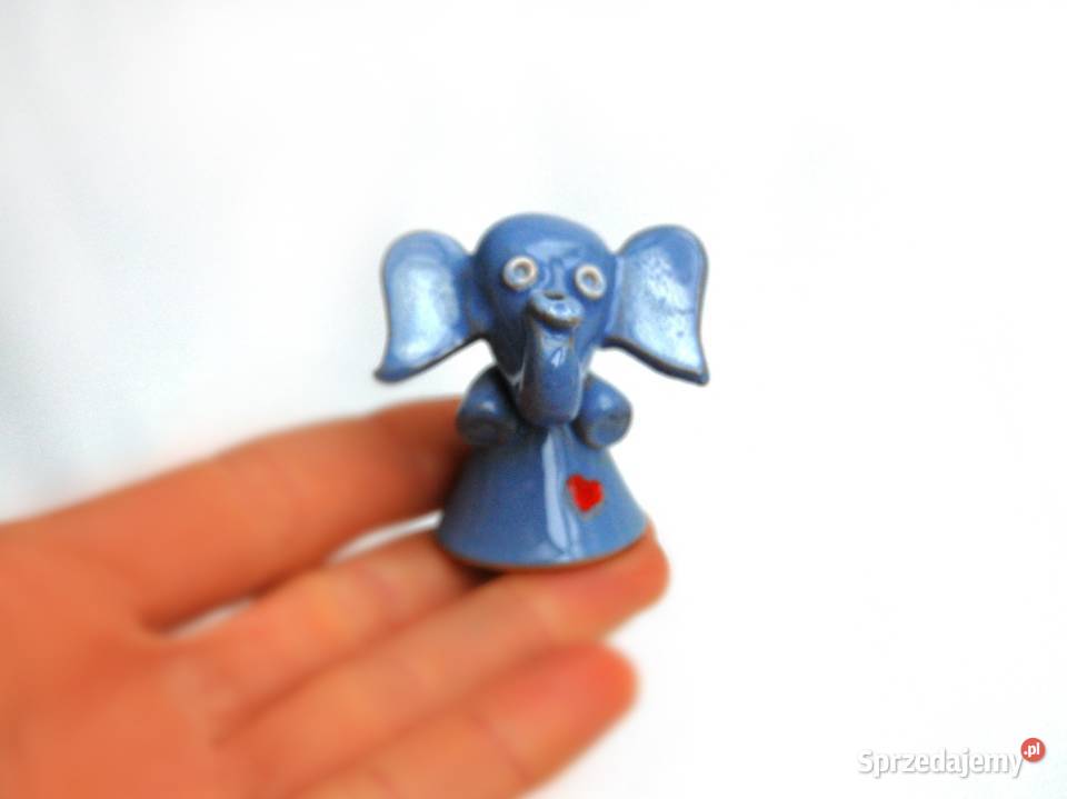 Lawendowy słonik na szczęście i miłość figurka Lublin sprzedam