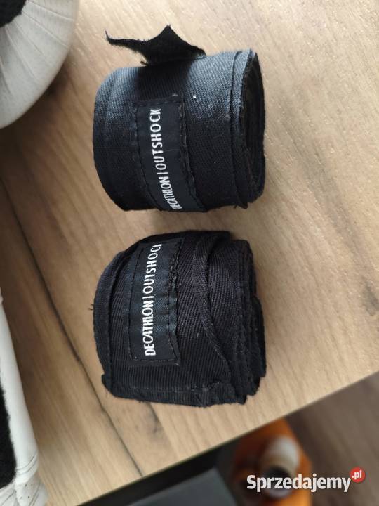Rękawice bokserskie Outshock 12 oz BG120 owijki Sport i Wypoczynek Kielce