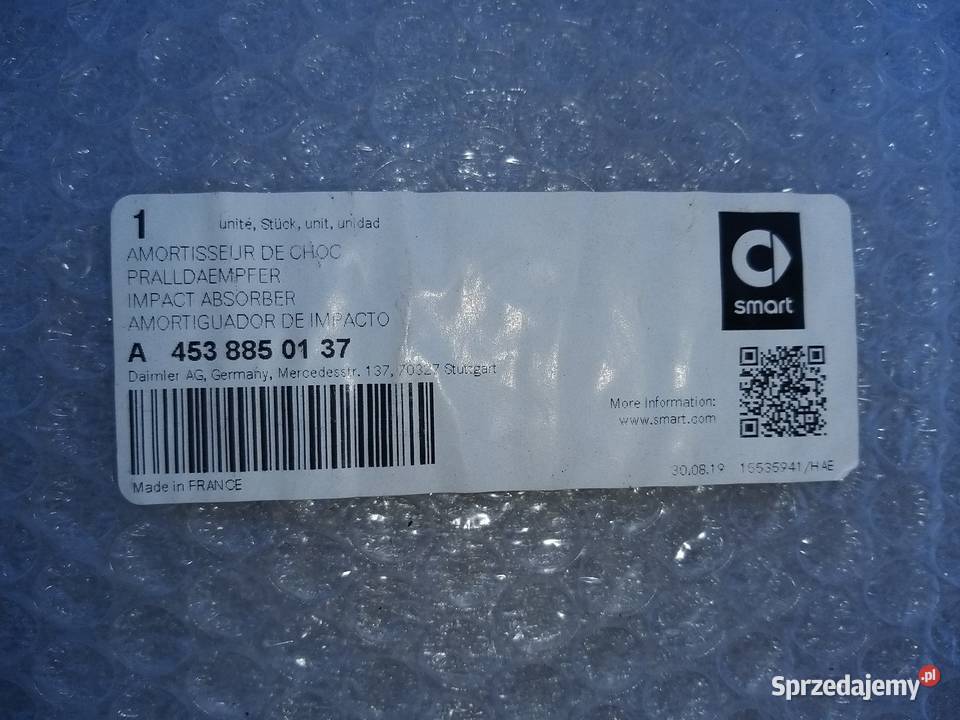 Wzmocnienie grilla smart a4538850137 w453 Pabianice