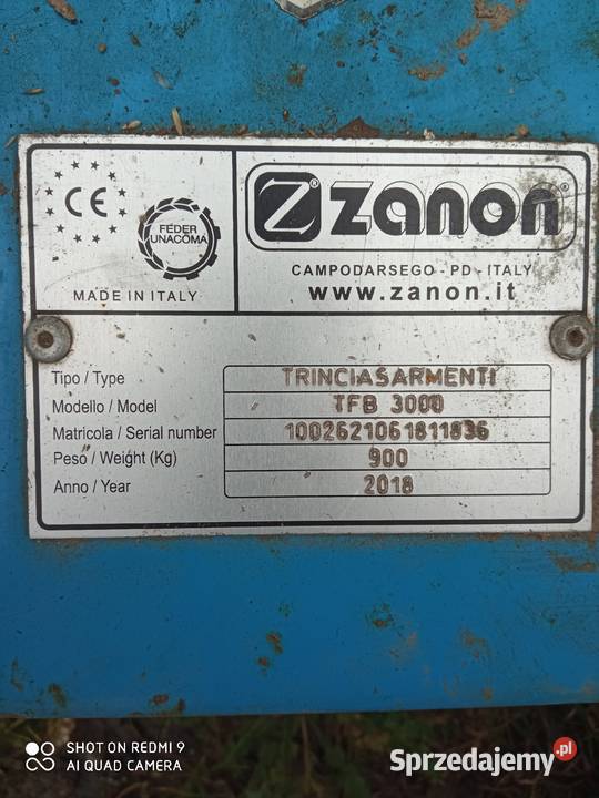 Mulczer kosiarka bijakowa ZANON 3m Gorlice