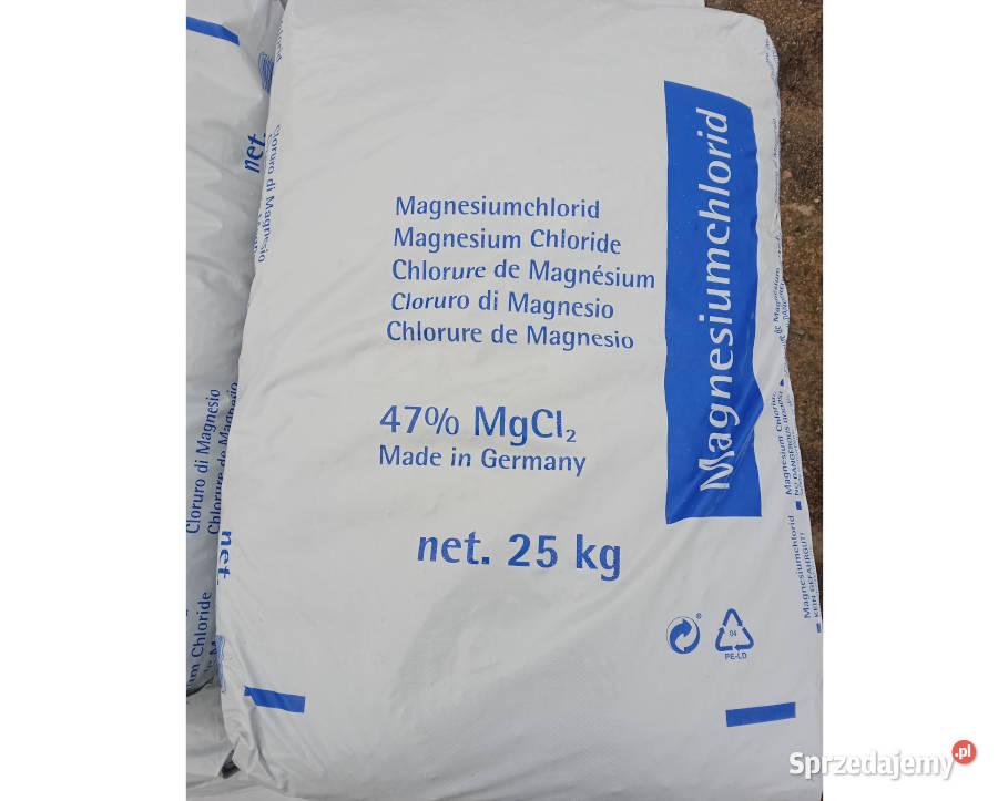 Chlorek magnezu płatki worek 25 na śnieg i lód śląskie Kłobuck