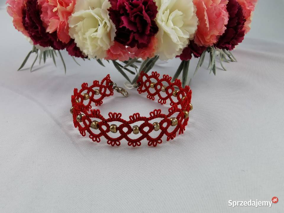 Bransoletka frywolitkowa sprzedam