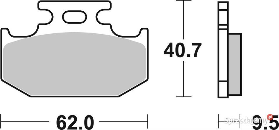 Klocki hamulcowe SBS 648SI YAMAHA YZ B1J1 250 Układ hamulcowy Trzciel
