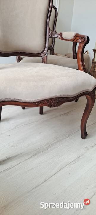 Stylowy fotel krzesło Ludwik Ludwikowski 65cm Szczecin sprzedam
