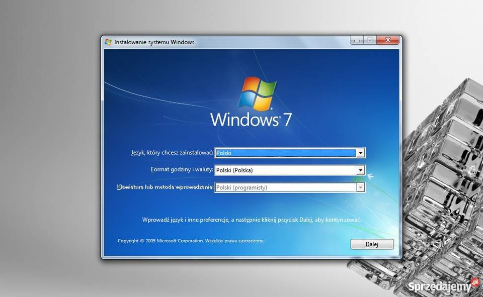 System Windows 7 Home Premium SP1 System