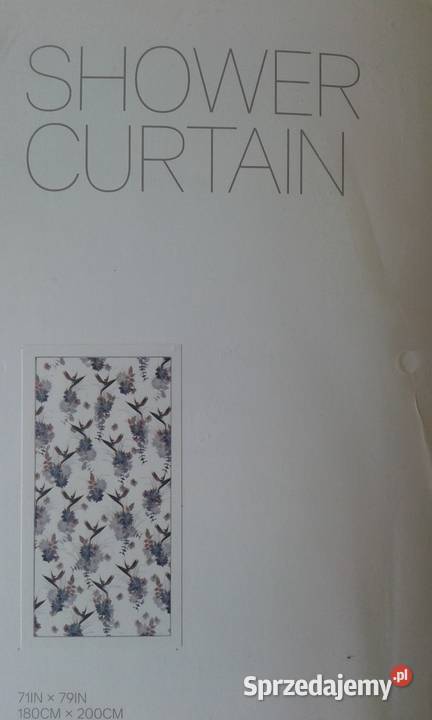 Zasłona prysznicowa 180x200 HM Home biały Kraków
