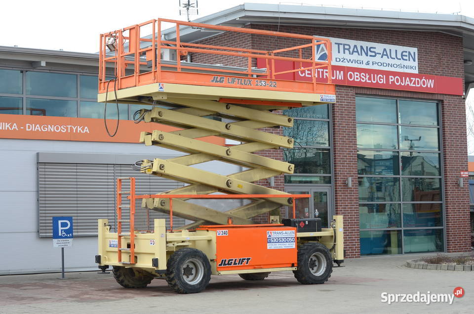 Podnośnik nożycowy JLG Liftlux 15322 240 podest sprzedam