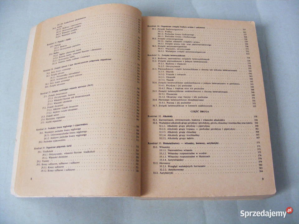 Chemia ogólna 2 Amiel Chemia organiczna Nyrek Oborniki Śląskie