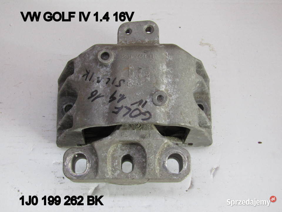 PODUSZKA SILNIKA VW GOLF IV 14 16V 1J0199262BK Motoryzacja