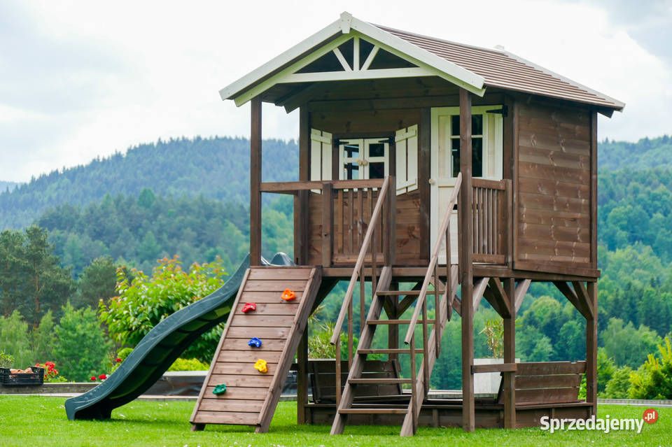 Duży domek ogrodowy dzieci Premium Trzemeśnia