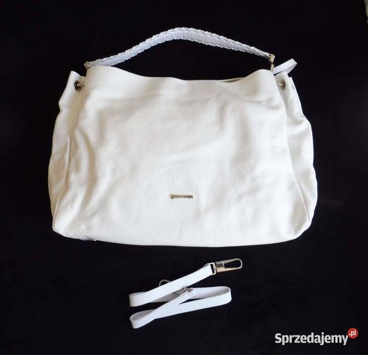 Gino Rossi biała skóra naturalna nowa Na ramię  Kraków sprzedam