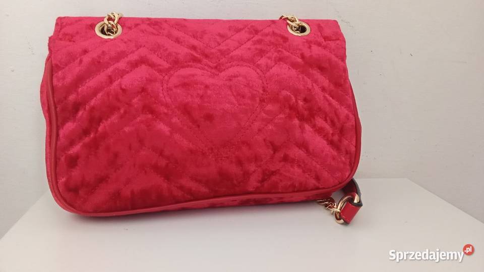 Gucci marmont Velvet handbag red torebka Stalowa Wola sprzedam