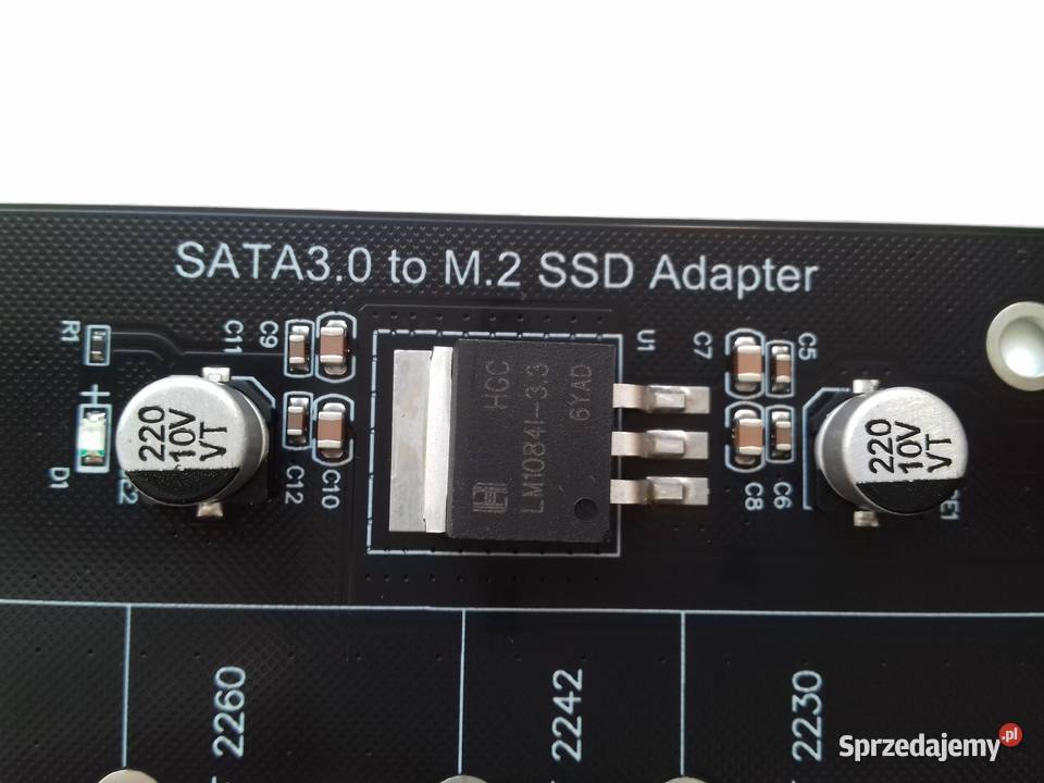Adapter dysku SSD M2 SATAIII NGFF do SATA30 BKEY kujawsko-pomorskie