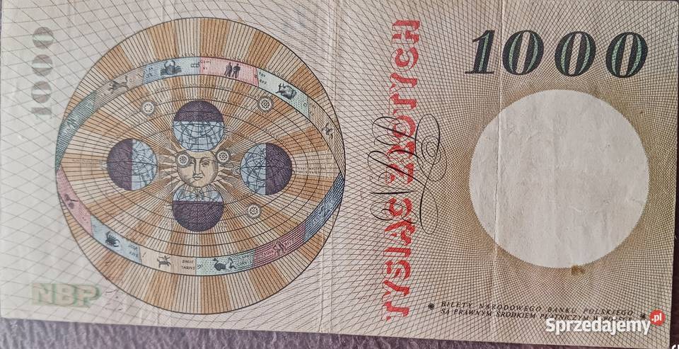 1000 M Kopernik 29X1965 r seria E ładne