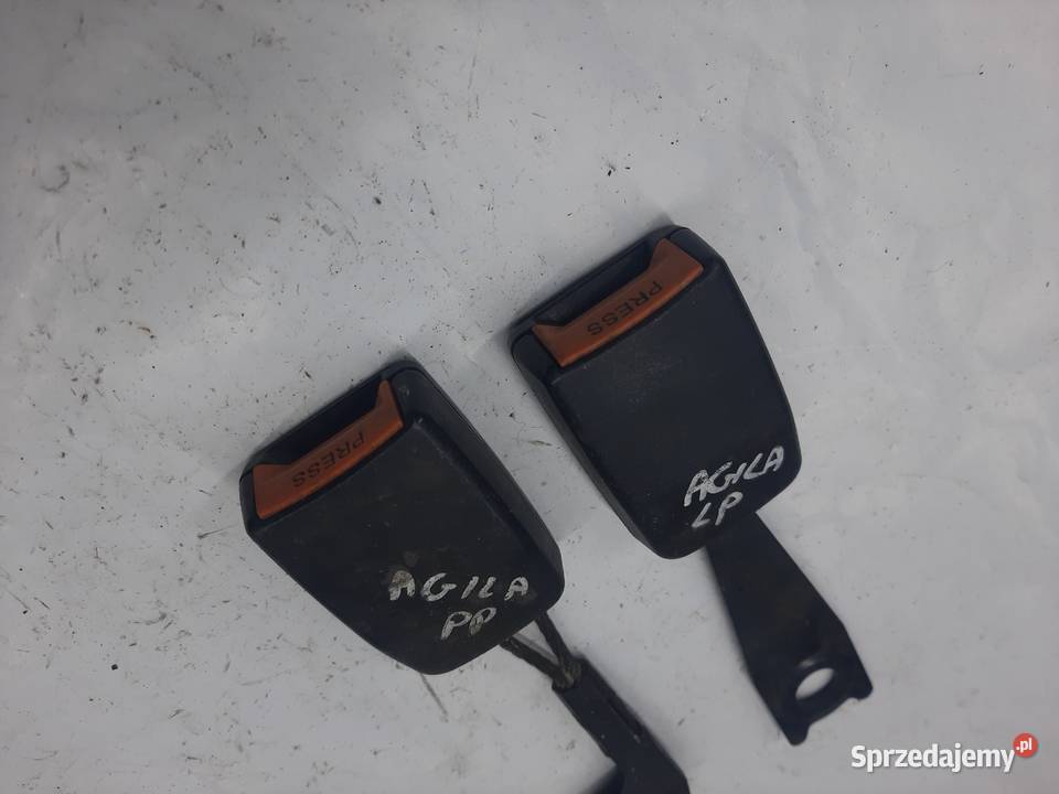 Opel Agila Lewa Prawa Wpinka zapinka pasa osobowe