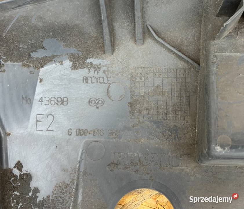 OSŁONA ZDERZAKA PLYTA POD ZDERZAK PRZOD Renault Międzychód
