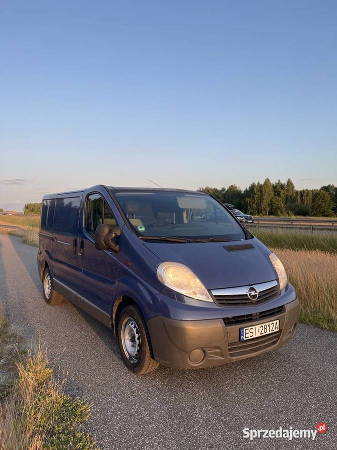 Opel Vivaro I 2009 20 CDTI 90 niski przebieg Sieradz sprzedam