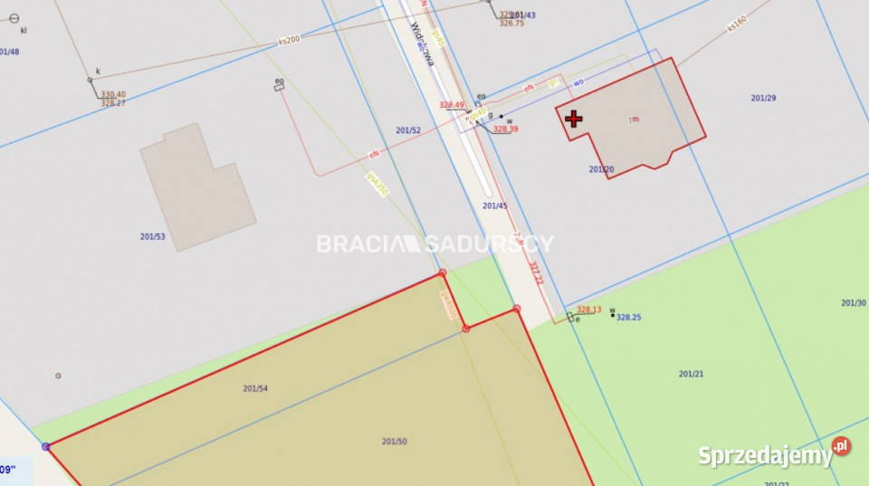 sprzedaży działki Szyce 1931m2 360zł/m2 Sprzedaż