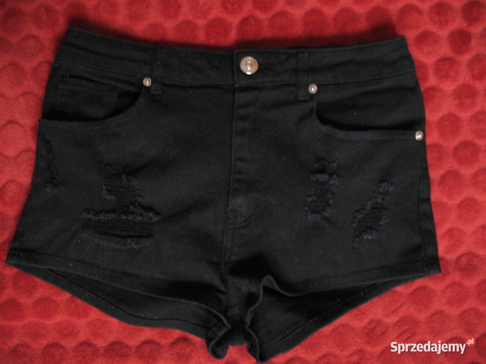 Szorty spodenki Jeans 36 S biodra 85 By HM Bez wzoru sprzedam