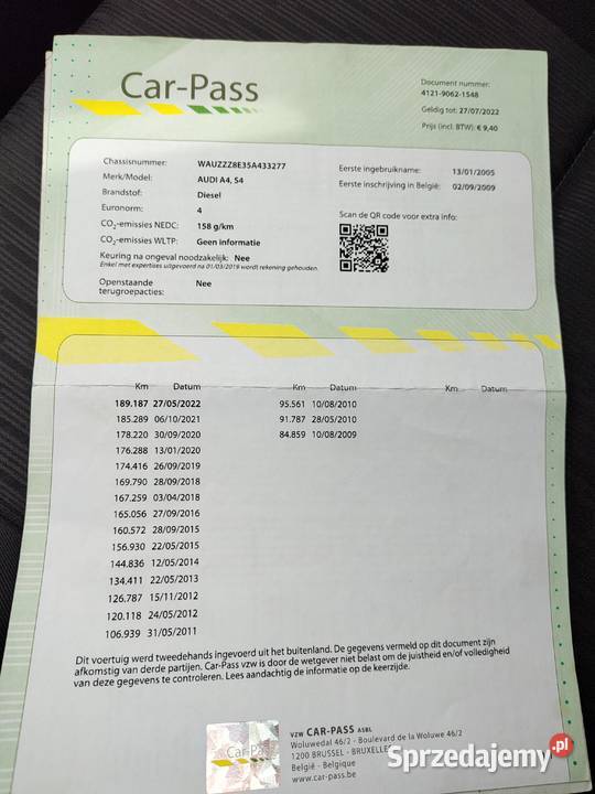 AUDI A4 20 TDI sprowadzony