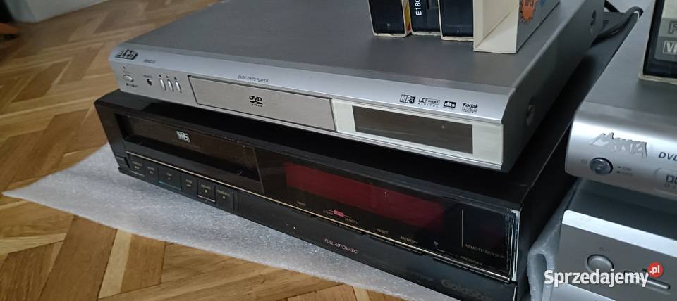 2 Magnetowid LG i GoldStar i 2 DVD kolekcjonera