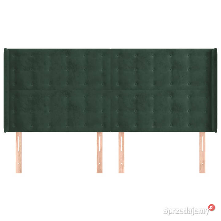 Zagłówek uszak ciemnozielony 203x16x118128 Warszawa