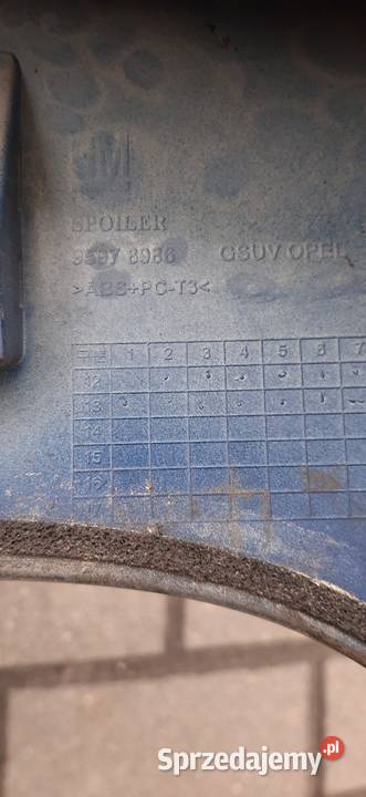 Opel mokka X spoiler lotka klapy tył 95978986 osobowe pomorskie sprzedam