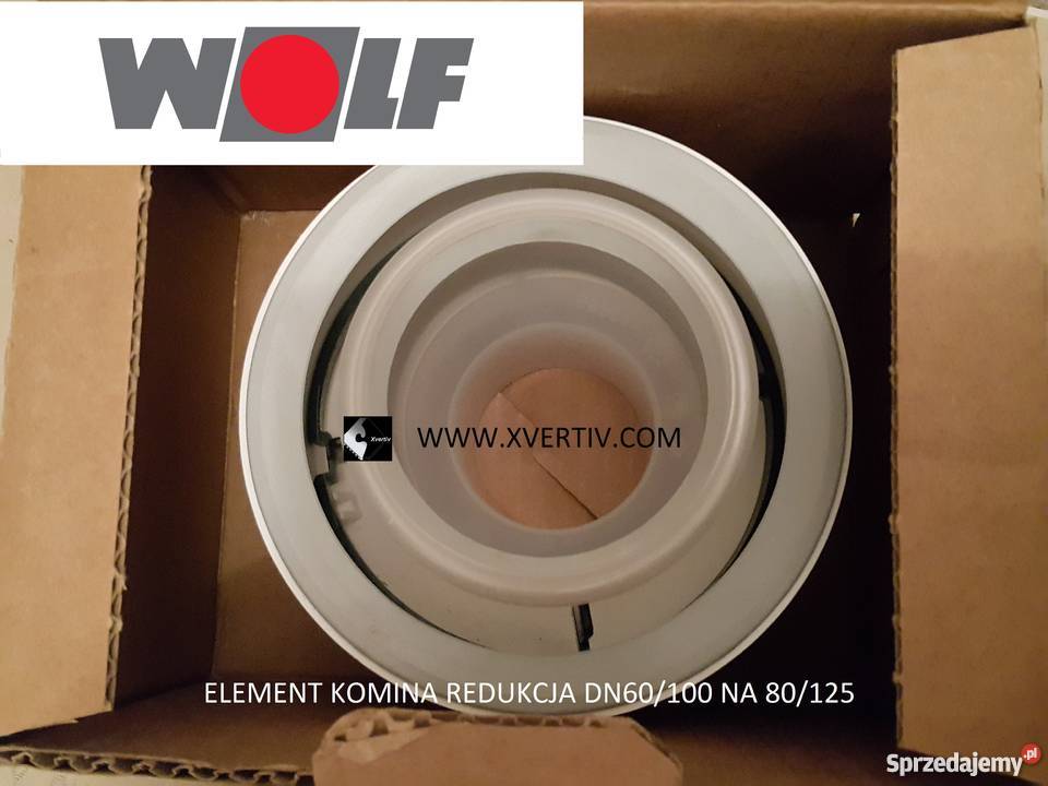 Wolf KOMIN Przejściówka DN60100 NA DN80125 piece Kraków sprzedam