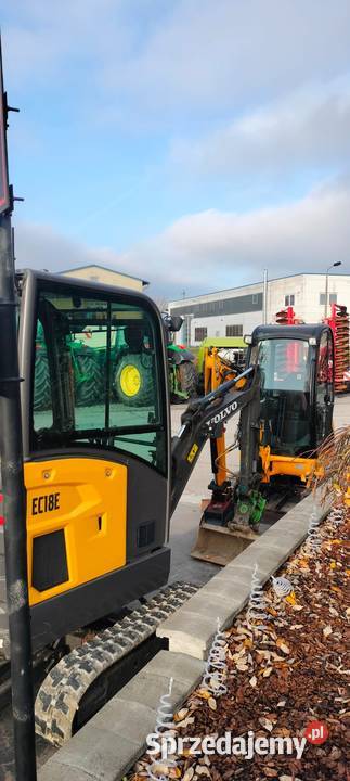 Mini koparka Volvo EC18E Parsów