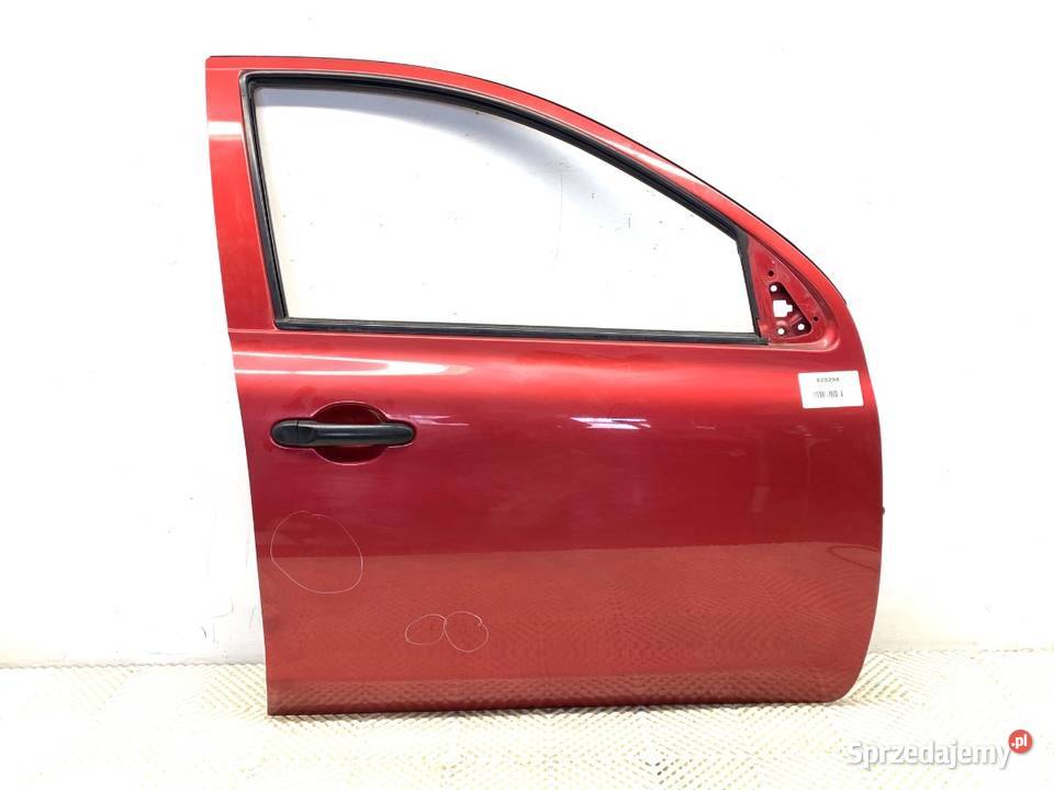 DRZWI PRAWY PRZÓD NISSAN MICRA K13 Hatchback RED podkarpackie