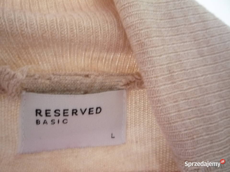 Reserved 40L 42XL Beżowy kardigan Sweter Szczecin
