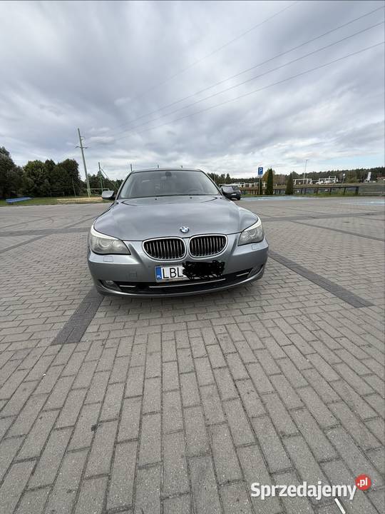 BMW Seria 5 Piękne E60 M57 mały przebieg bogate czujnik parkowania lubelskie Biłgoraj