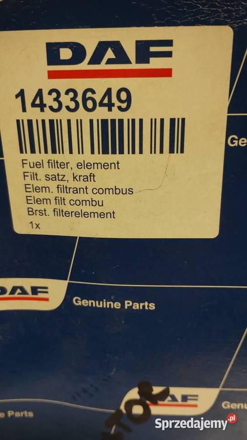 OE DAF 1433649 FILTR PALIWA SEPARATOR Łazy
