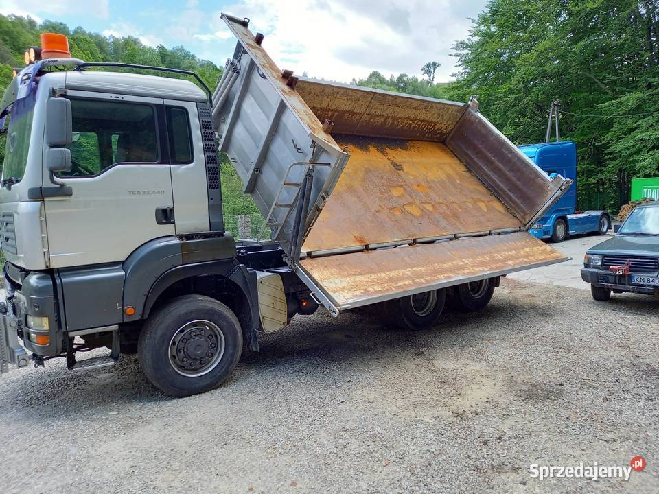 MAN TGA 33440 samochód ciężarowy 6x6 wywrotka retarder/zwalniacz małopolskie Nowy Sącz