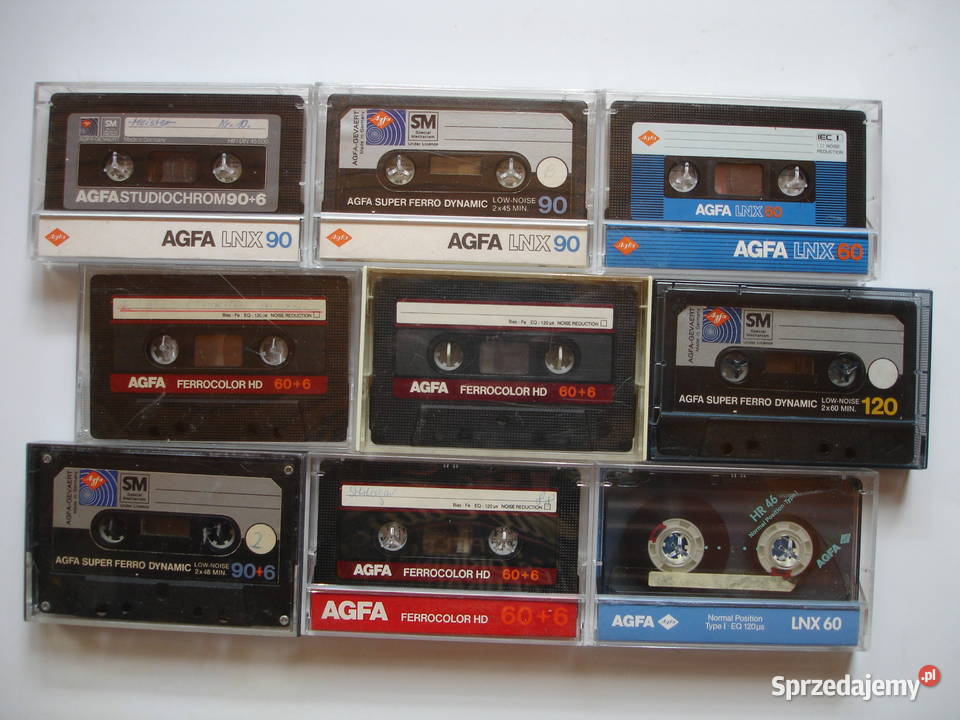 KASETY magnetofonowe AGFA używane Płyty i kasety Zielona Góra