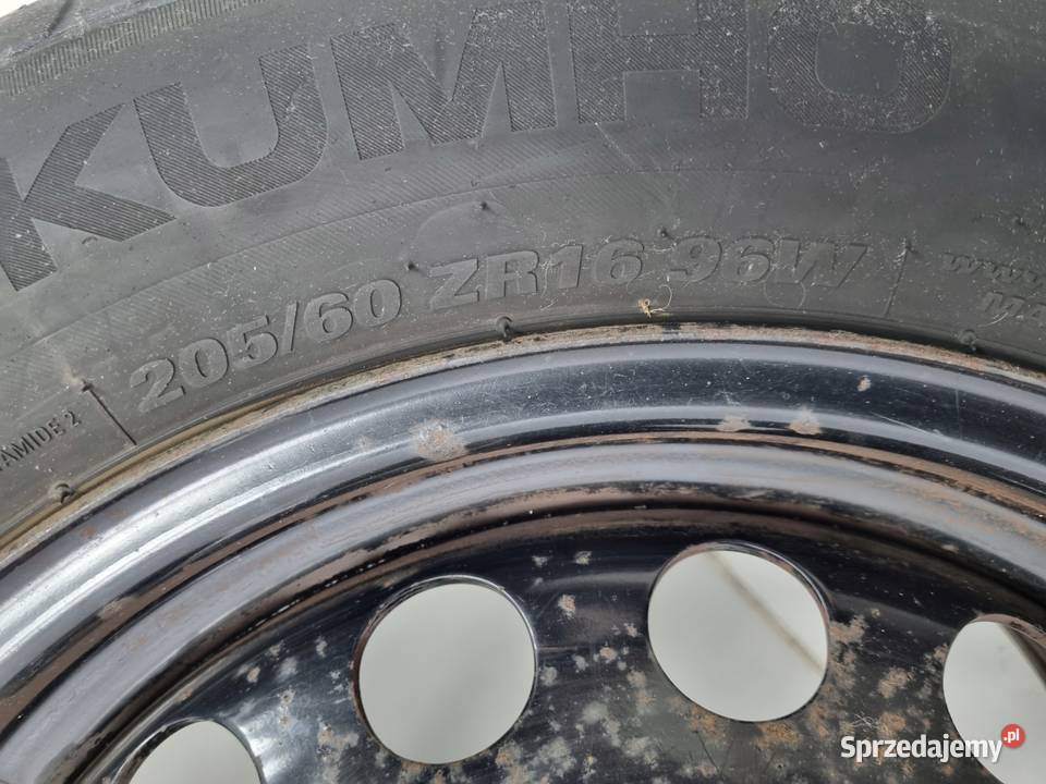 KOŁO ZAPASOWE Ford felga opona 20560 R16 5x108 stalowe sprzedam