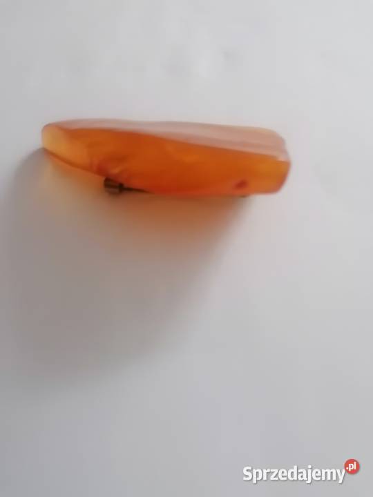 Stara Broszka Bursztyn Zegarki i Biżuteria