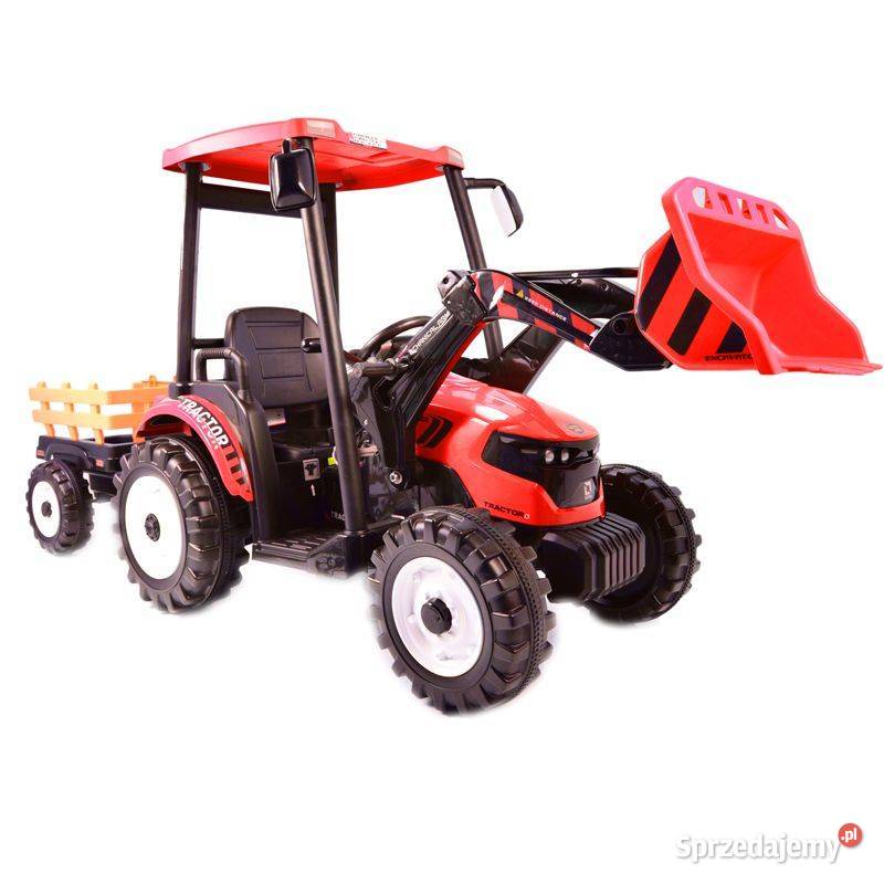 OLBRZYMI TRAKTOR NA AKUMULATOR Z PRZYCZEPĄ 24 V Toruń
