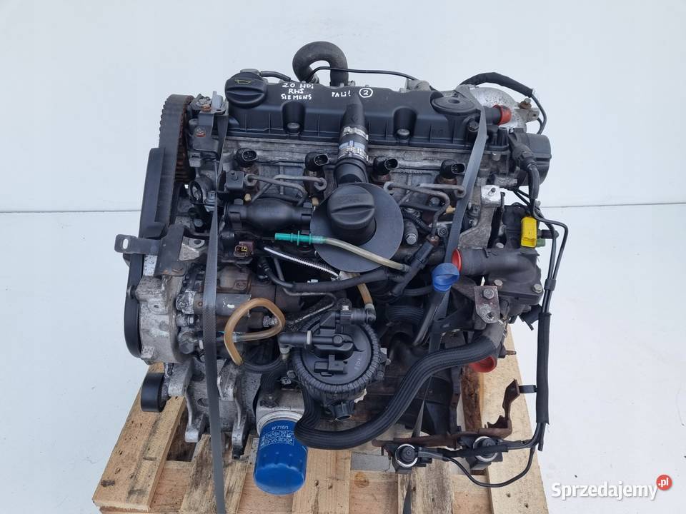 SILNIK Citroen C5 20 HDI 8V 107 162 pali RHS Silniki i osprzęt Janów