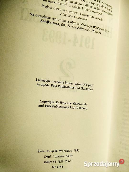 Najnowsza historia Polski Andrzej Albert Bródno Warszawa