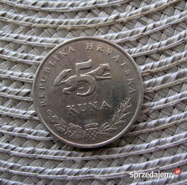 Chorwacja 5 Kun 2017r sprzedam