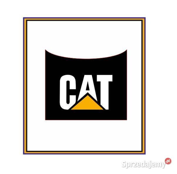 Naklejka na maskę koparka ładowarka CAT 428 432 mazowieckie Grodzisk Mazowiecki sprzedam
