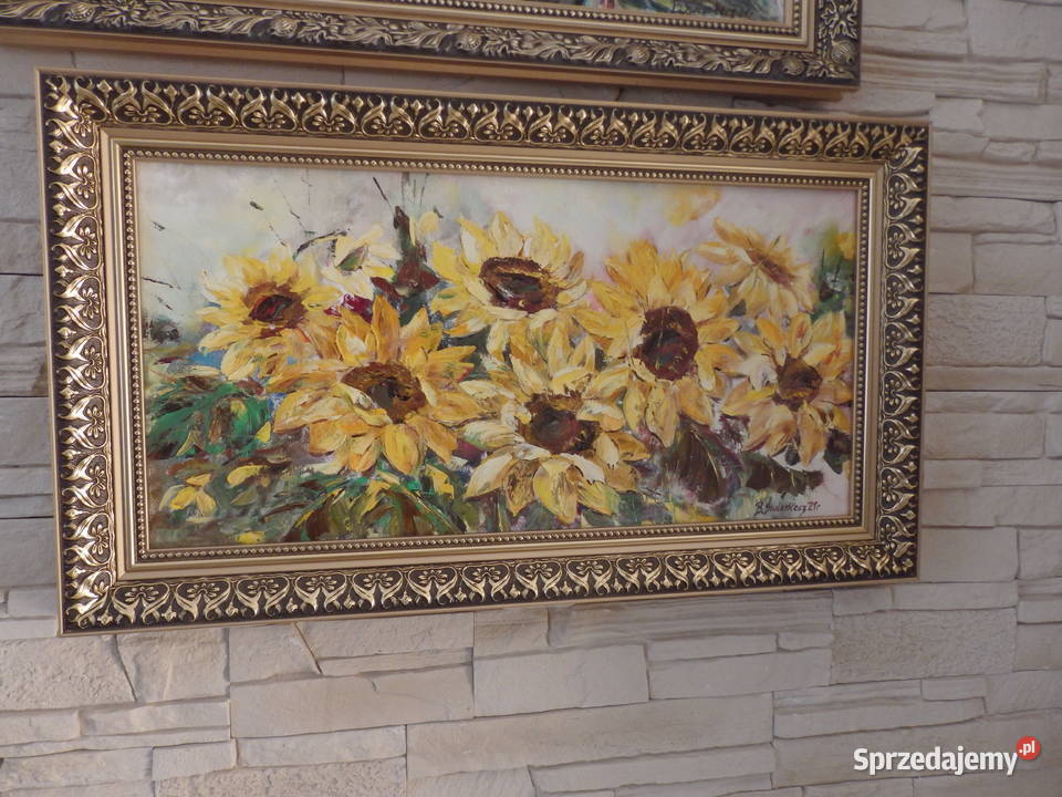 Obraz olejny RADOŚĆ W SŁONECZNIKACH Rabka-Zdrój