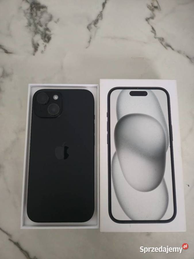 IPhone 15 128Gb Black kondycja 85 stan idealny
