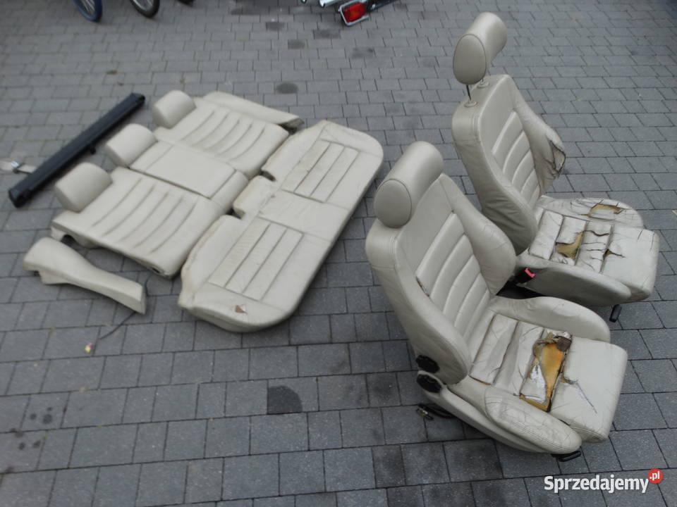 Komplet foteli z Audi A4 B5B6 19952005 roleta osobowe