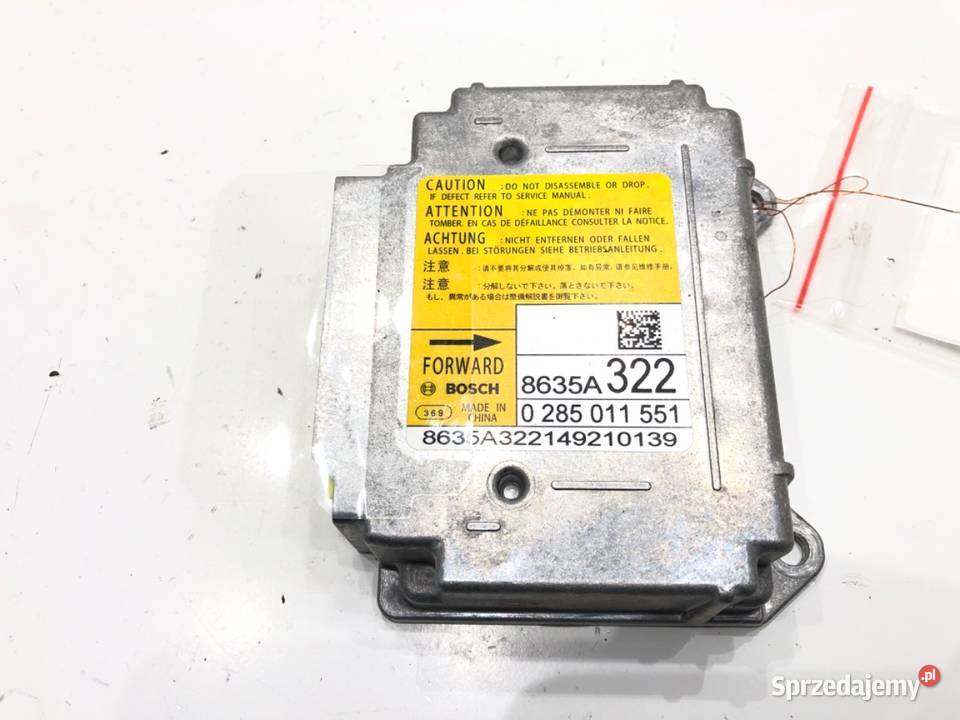 SENSOR AIRBAG PEUGEOT 4008 CZUJNIK PODUSZKI Poduszki powietrzne