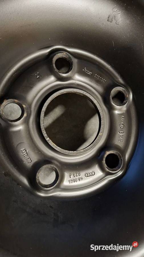 Oryginalne felgi stalowe Audi 6J x 15H2 ET 45